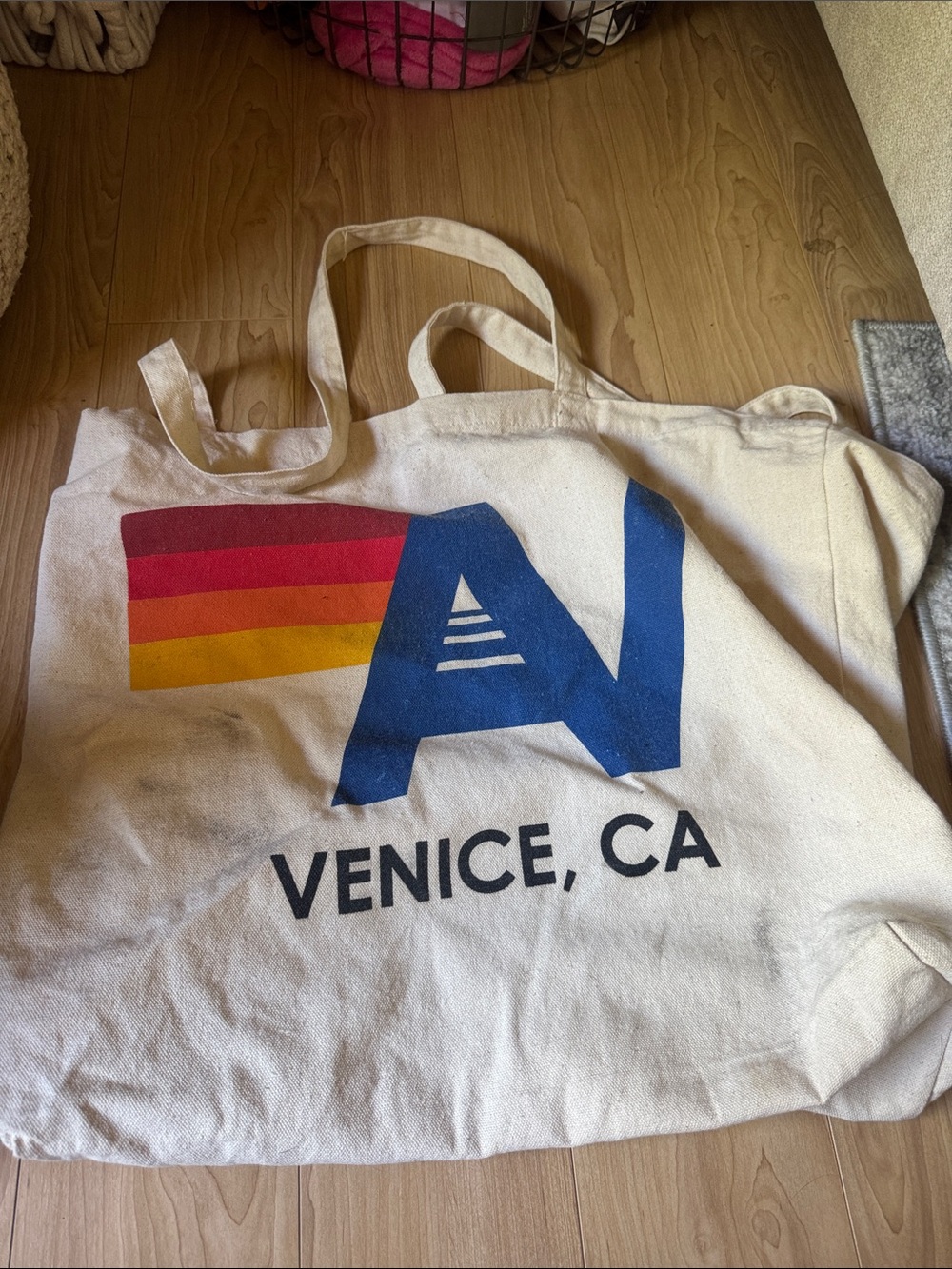 Aviator Nation Natural Canvas Tote
